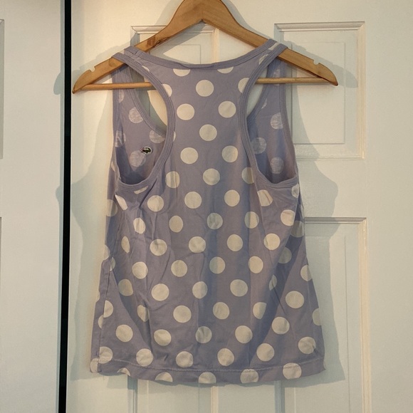 Blue Lacoste Tank Top with Polka Dots - Picture 2 of 8